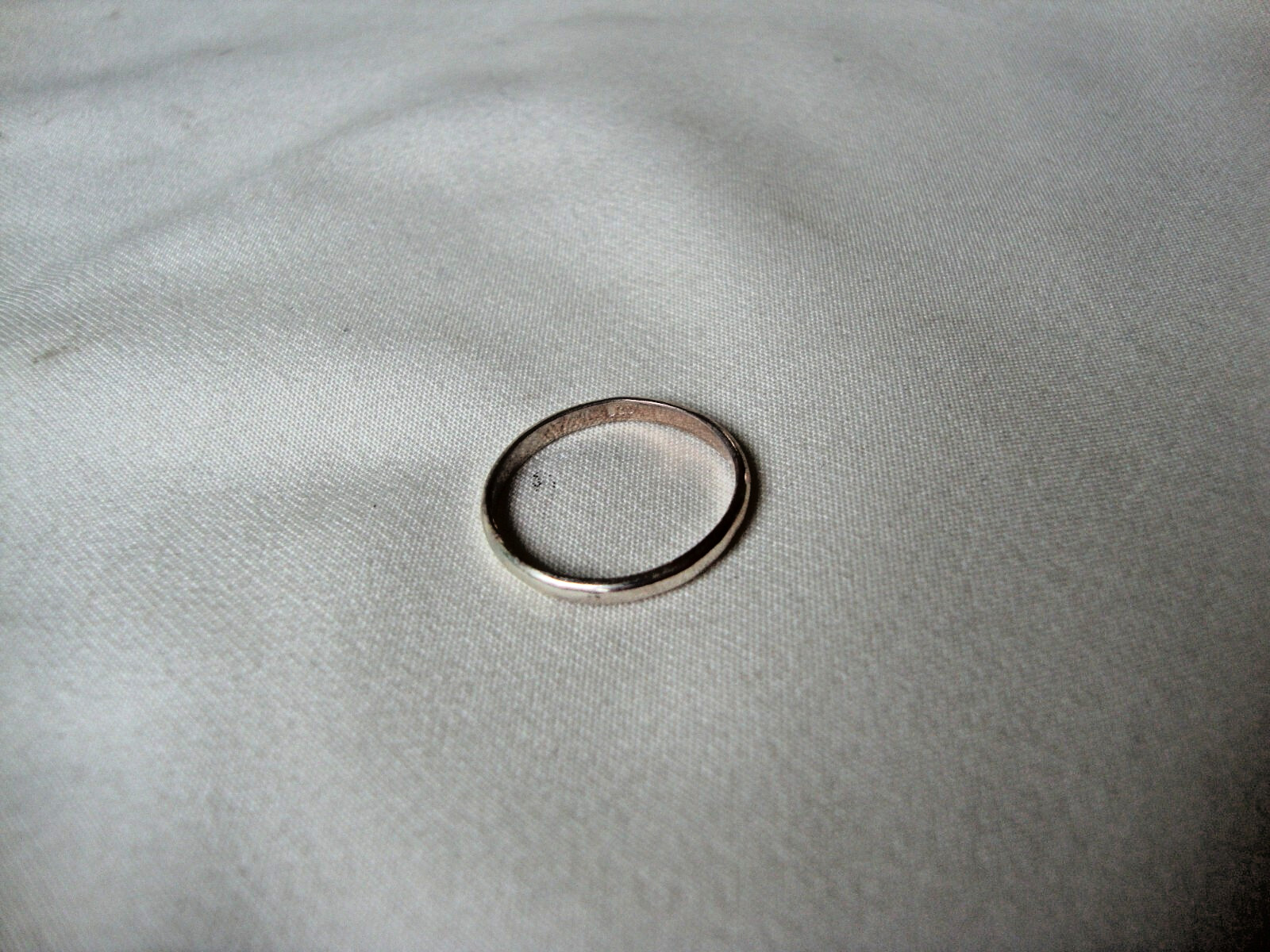 VINTAGE PLAIN & SIMPLE 2MM DOME PROMISE BAND STERLING SILVER 925 STAMP SZ 6