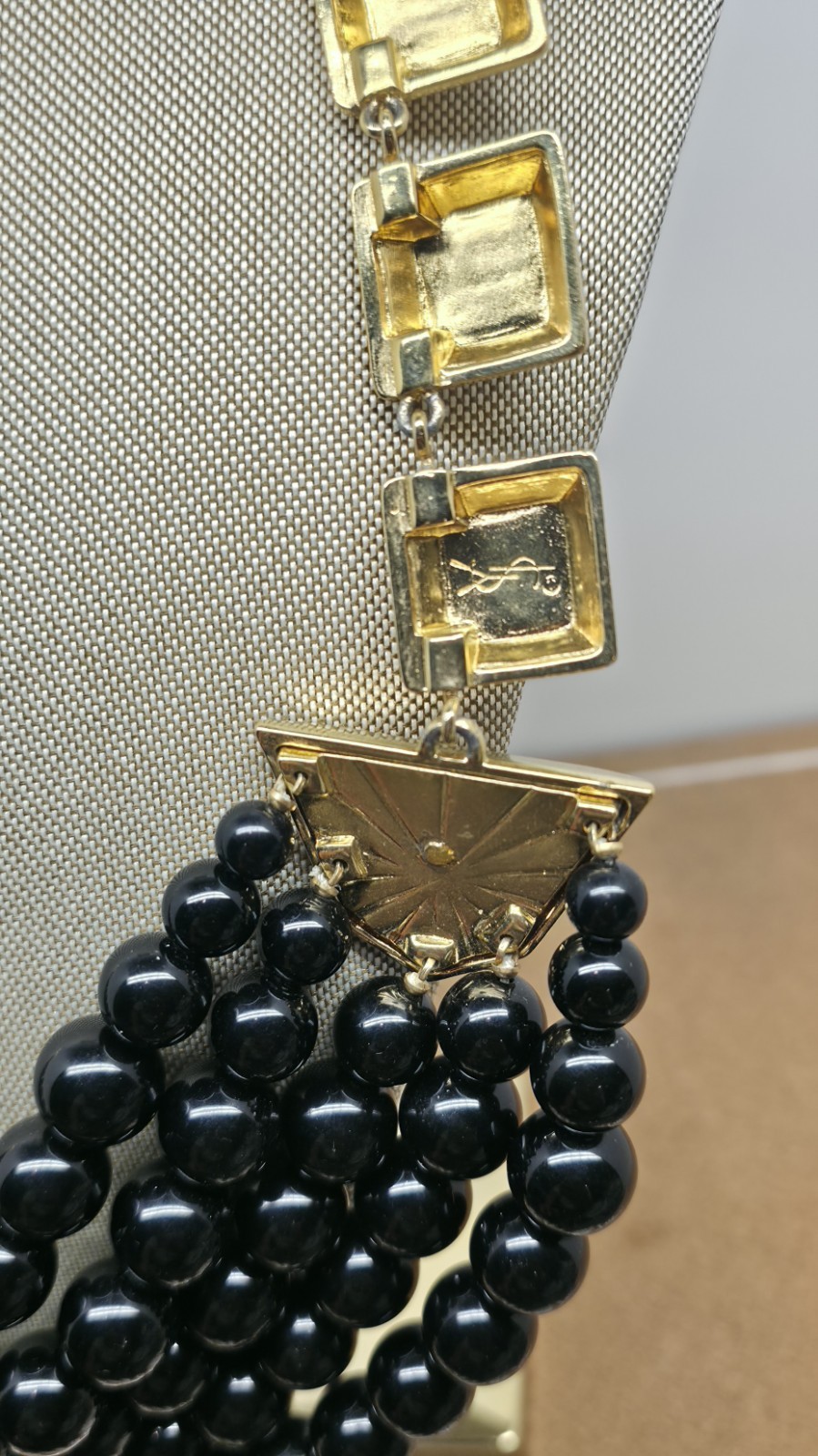Vintage Yves Saint Laurent YSL Runway Statement Necklace Limited Numbered