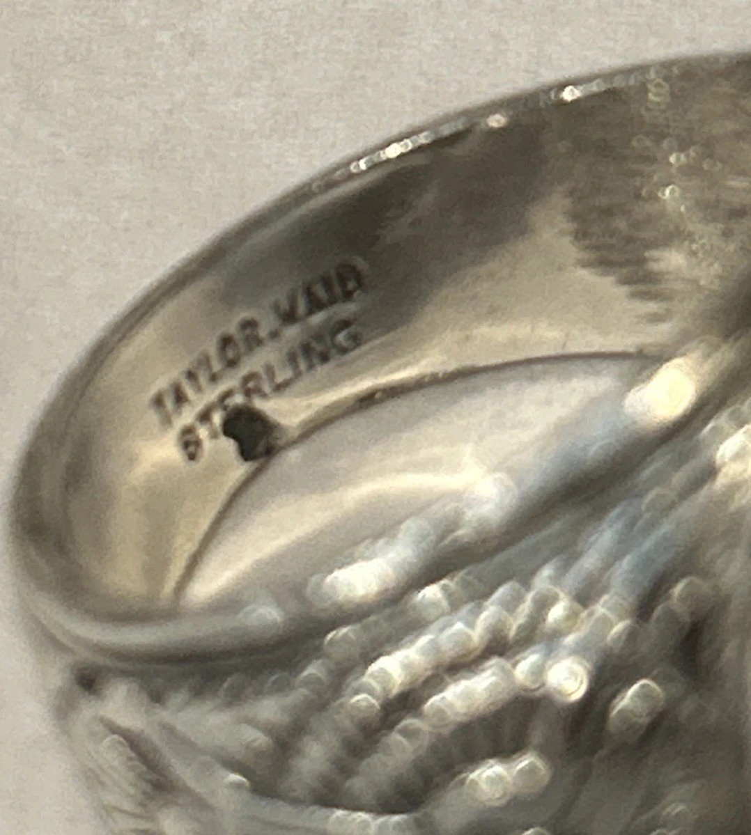 Vintage Taylor Maid Sterling Silver U.S. Army Military Ring –Red Stone **Read**