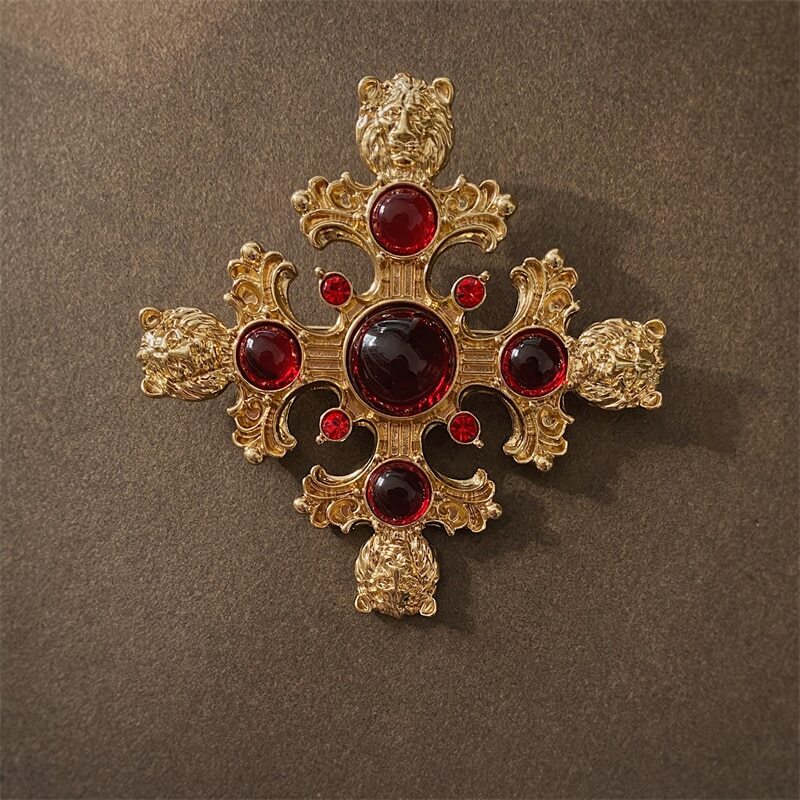 Exquistie Women Vintage Pearl Brooches Pins Enamel Elegant Corsage Temperament