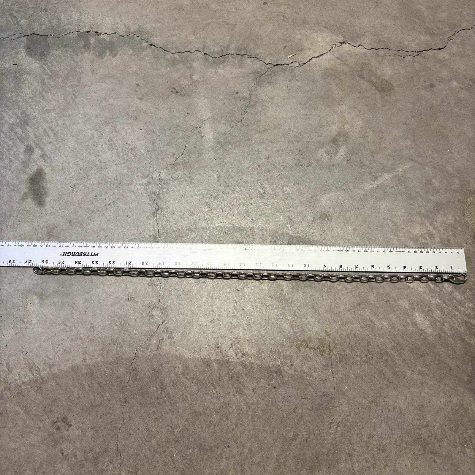 26.5” Vintage Stainless Steel Necklace for Unisex Adults – 26.5 Inches
