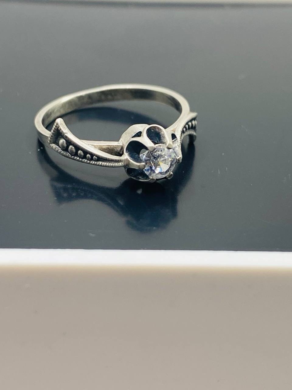 Old Ring Sterling Silver 925 Size 7.5