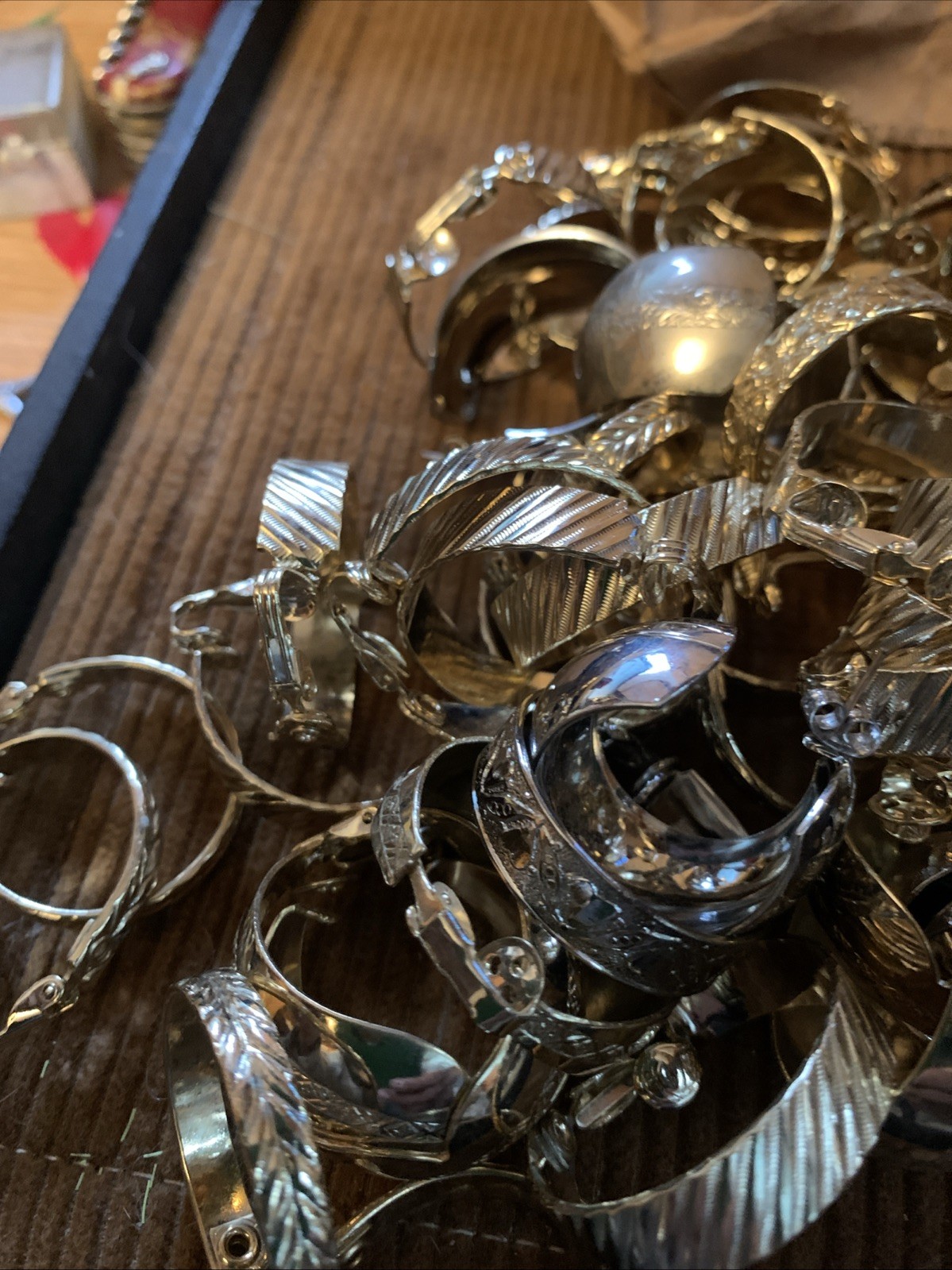 Vintage Attic Jewelry Find 28 Pair Earrings Unused in Bag