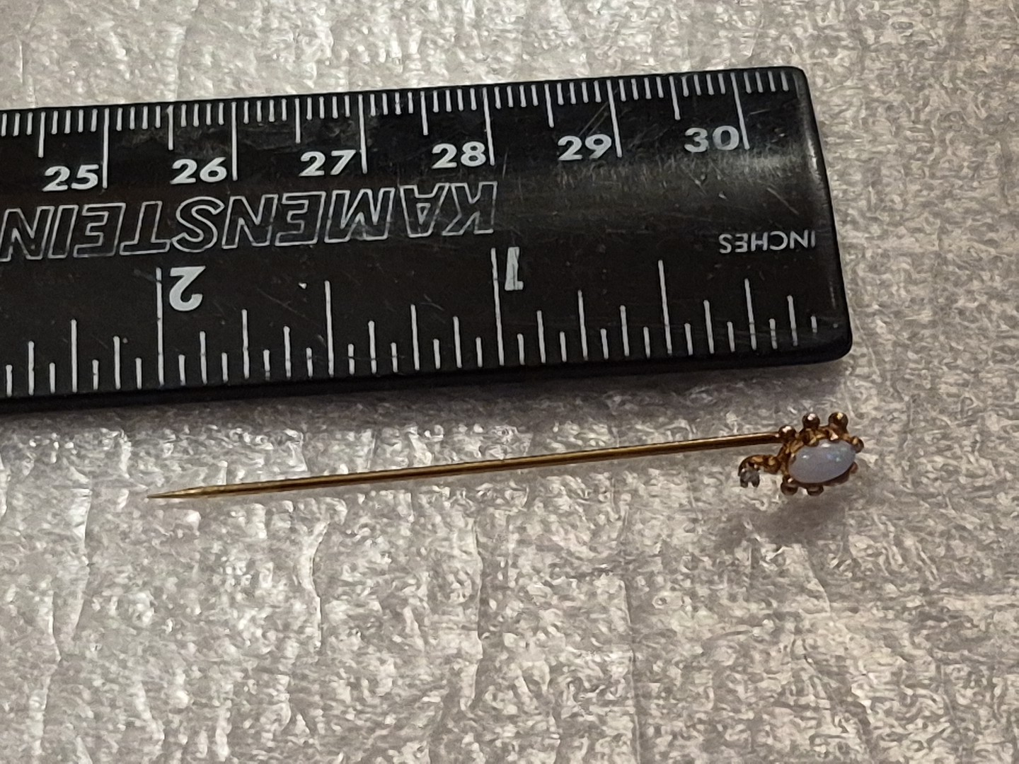 Vintage Opal-?Stick Pin 14K Yellow Gold