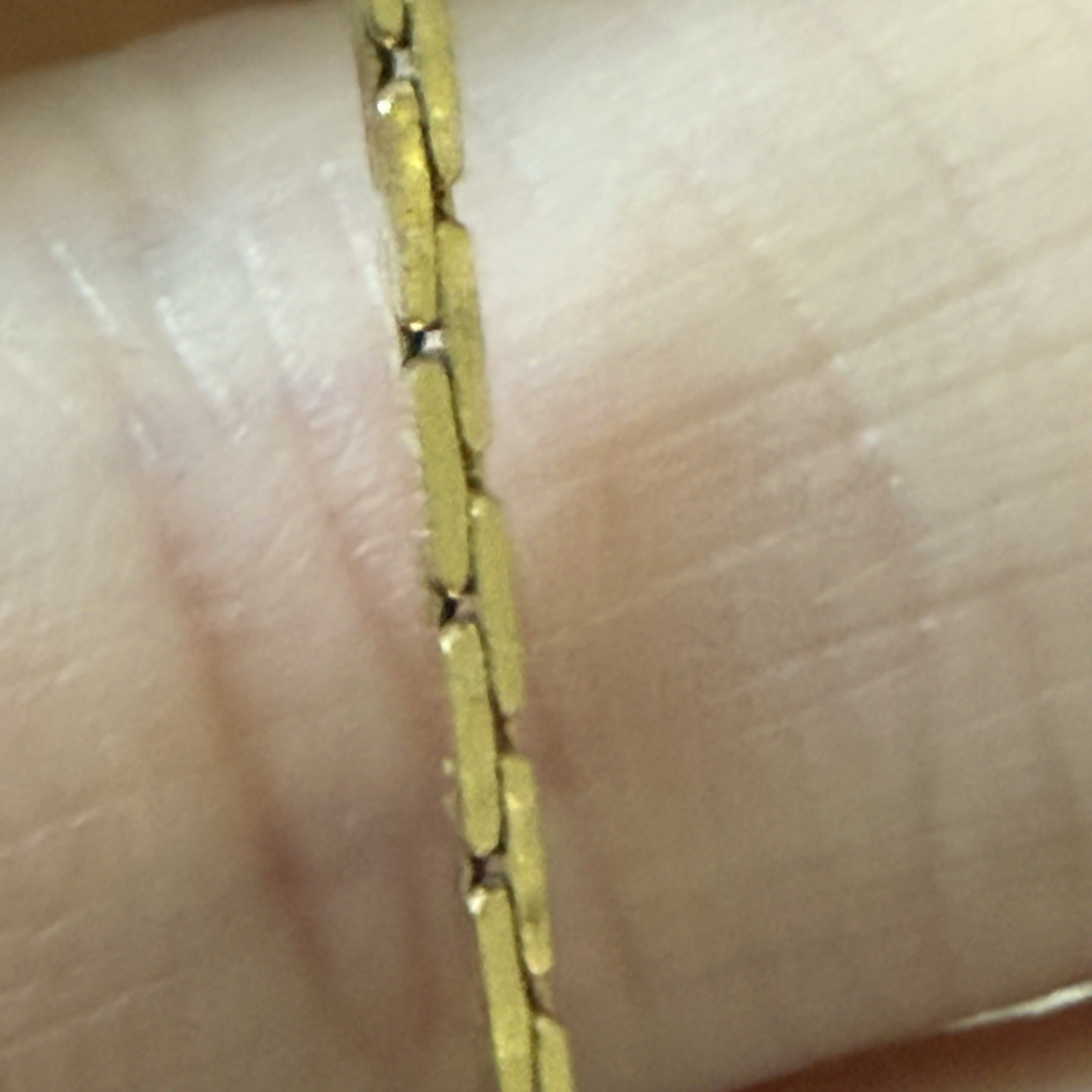 Vintage Napier Gold Tone Snake Chain Necklace 30″ Long 2mm Layering or Charm EUC