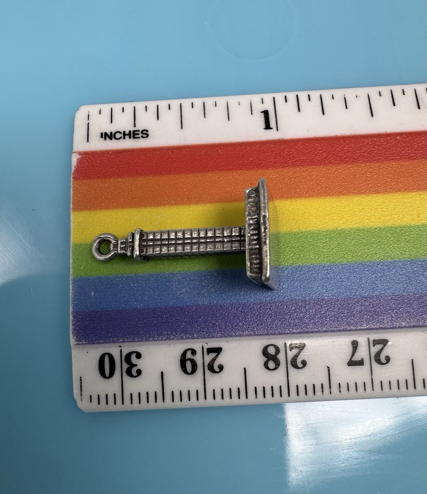 Vintage Pilgrim Monument Museum Provincetown Sterling Silver Charm 4g