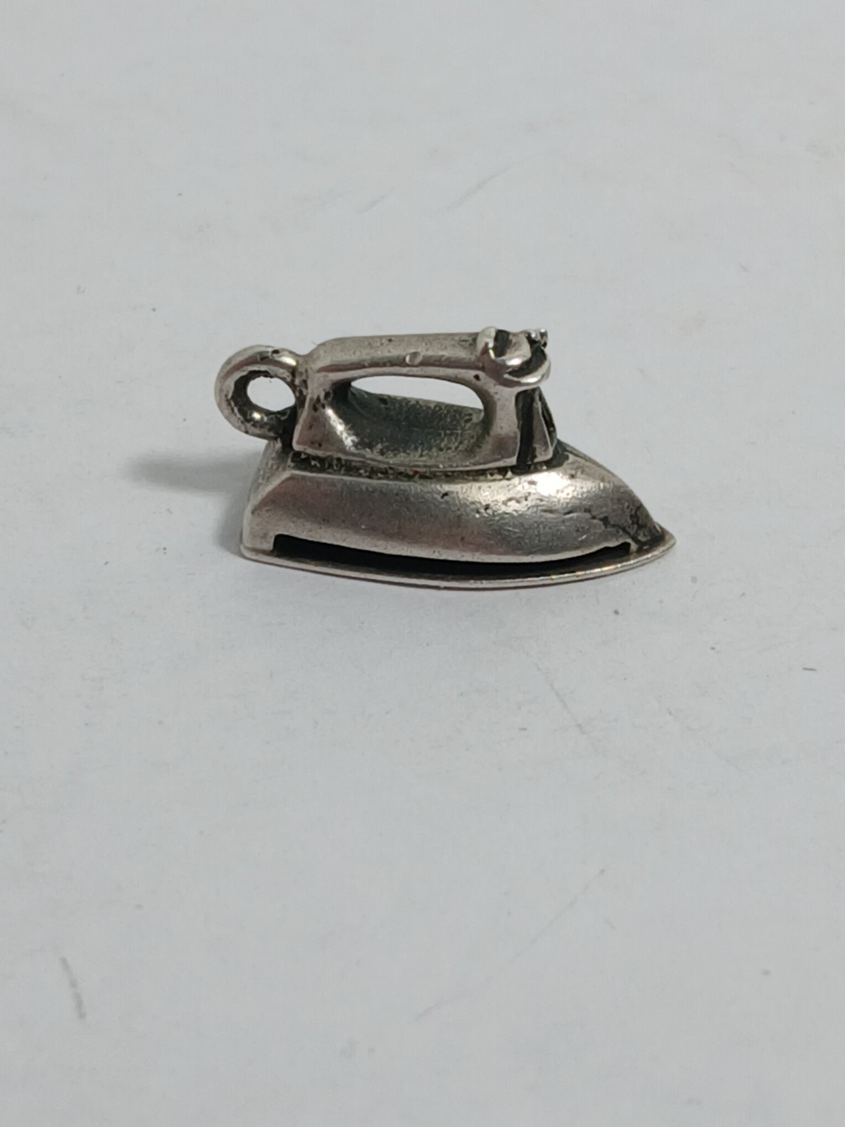 Vintage 925 Sterling Silver Beau Iron Dangle Bracelet Charm