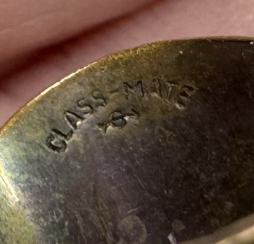 Vtg Class Ring Charm Gold Filled 12K GF Red Stone PLYMOUTH-WHITEMARSH HS PA