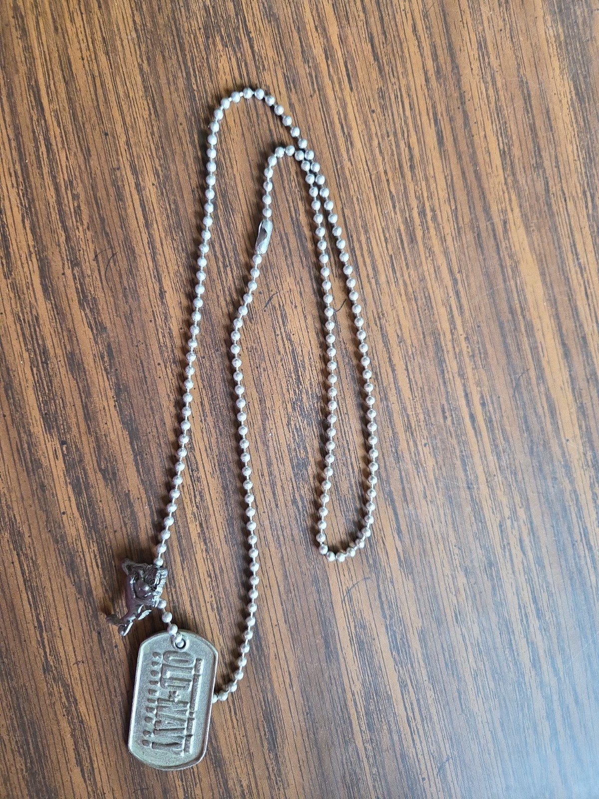 Vintage Old Navy Mascot Dog Tag Y2k