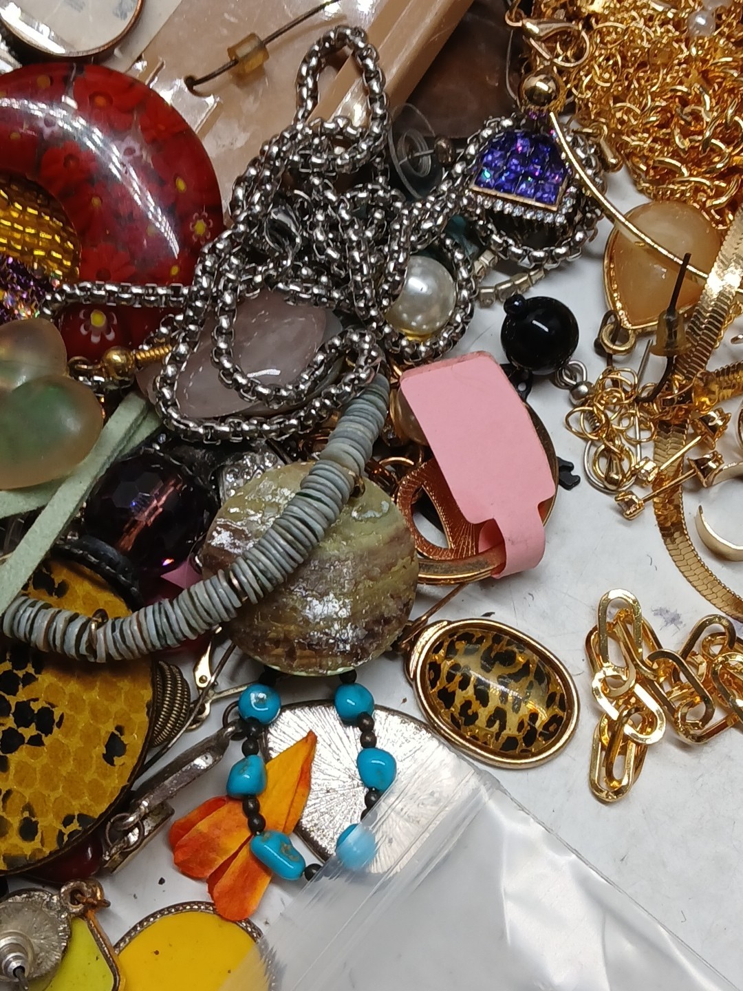 Huge lot Of Jewelry Watches Pearls & More Some new And Used unsearched Lot 6lbs