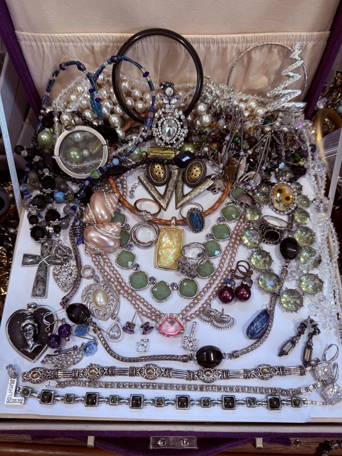 Vintage Estate Costume Jewelry Lot! AVON, MONET and more!