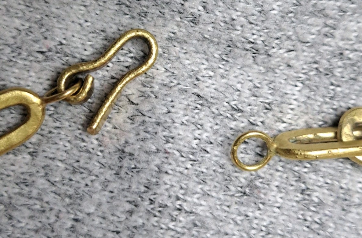 Vtg Kalevala Koru Nukkekääty Doll Chain Necklace 20 Charms Signed RC Rolled Gold