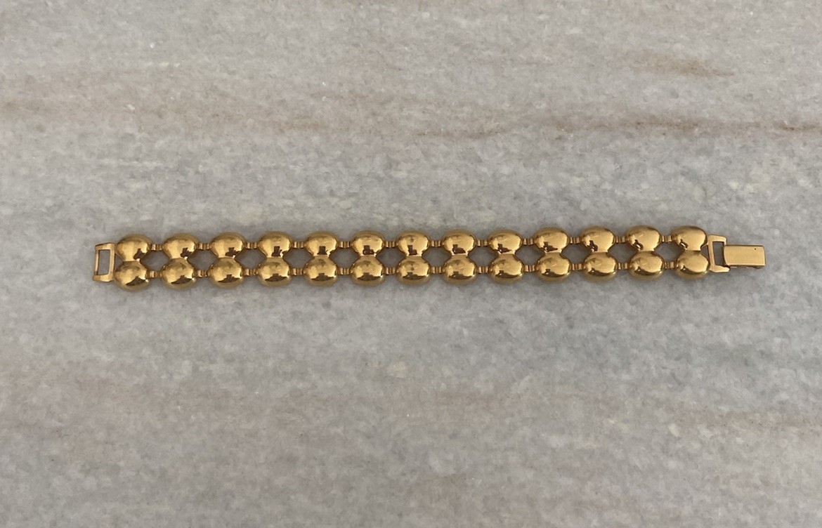 Beautiful Vintage Napier Gold Tone Bracelet