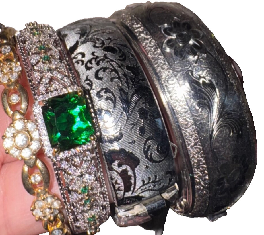 Rhinestone Vintage Jewelry Brooch Lockets Crystal Coro Juliana Weiss Robert Hobe