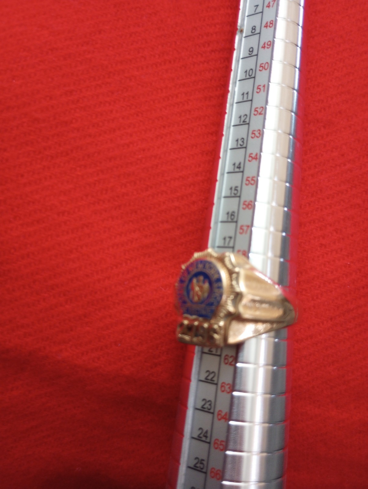 RARE 14K Gold NYSPCC Detective Badge Ring Sz 9 – 9.5 NYC History NYPD 2735