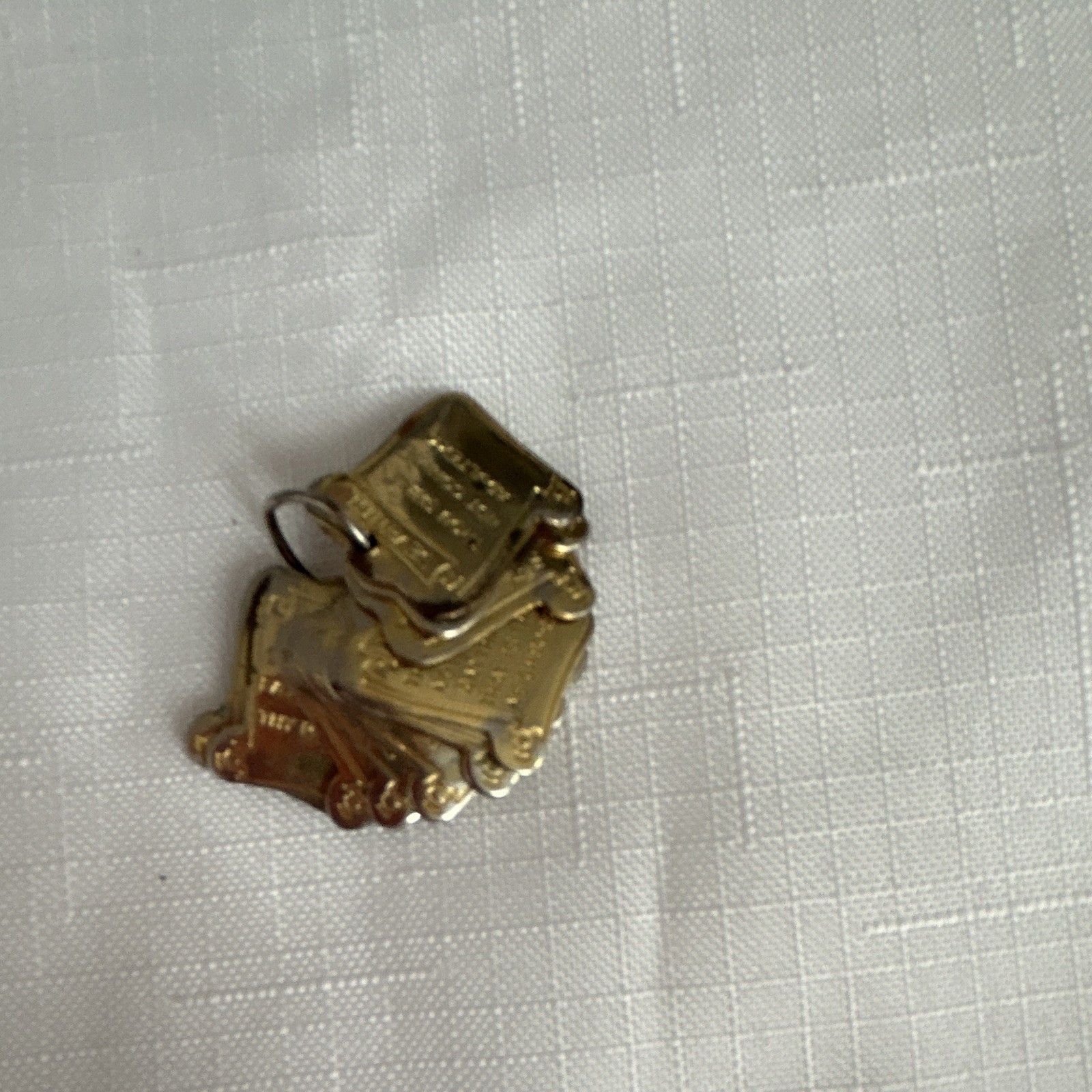 Vintage Gold Tone Metal Charm Lot, No Stone, Jewelry Charms & Pendants