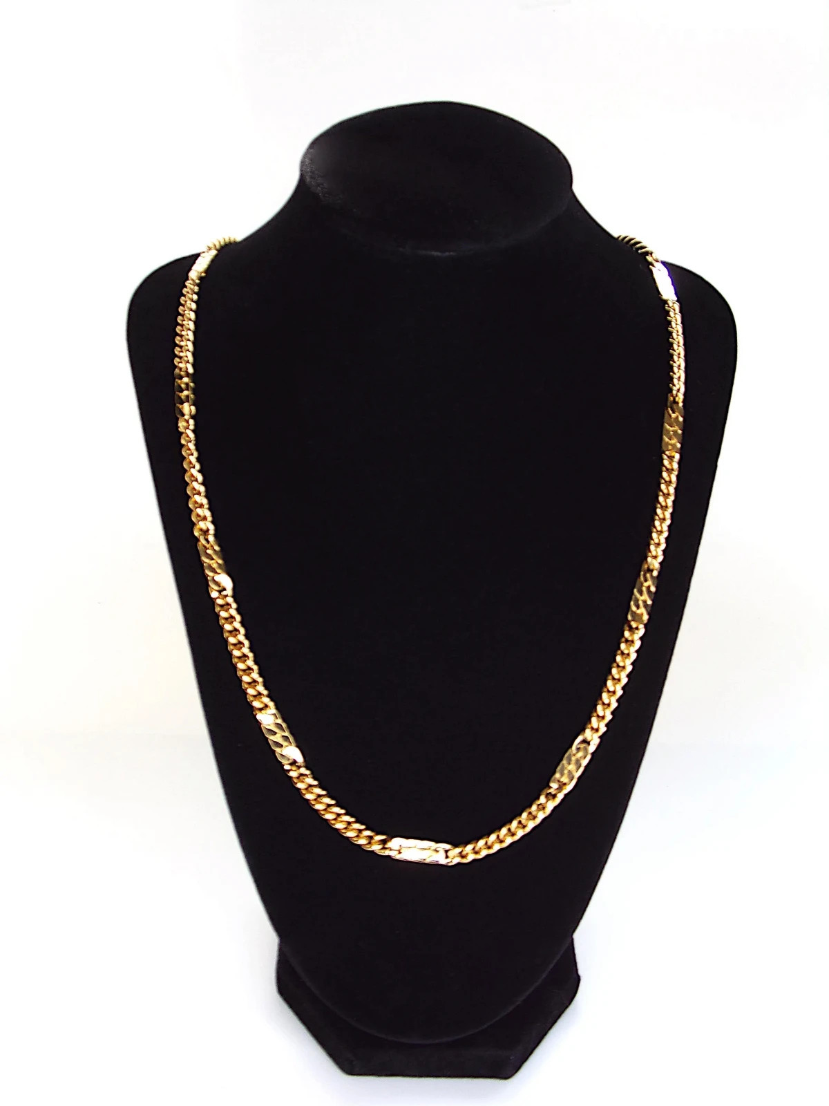 Vintage Monet Gold Tone Long Chain Necklace, Gift for Her, Jewelry