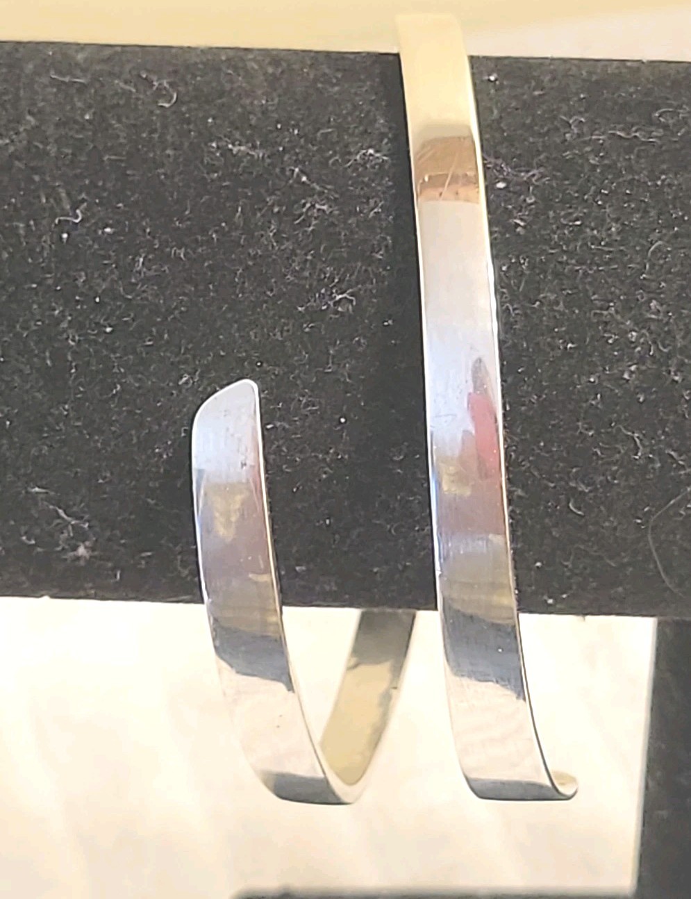 Rare Storck Sterling 925 Silver Modernist By Pass Bracelet/Arm Band 12* 36.6g