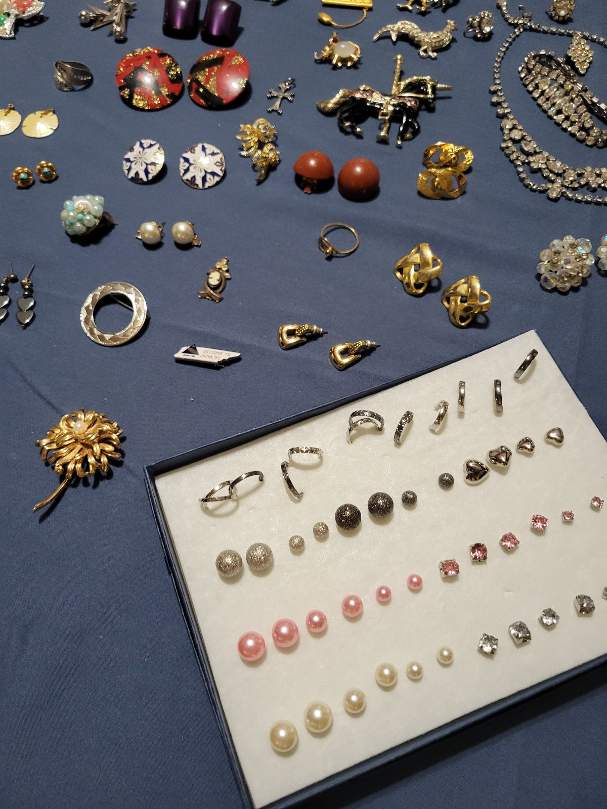 Vintage Costume Jewelry-6 lbs.-Weiss,Kramer,Monet,Coro,Trifari,Sterling,GF ETC.
