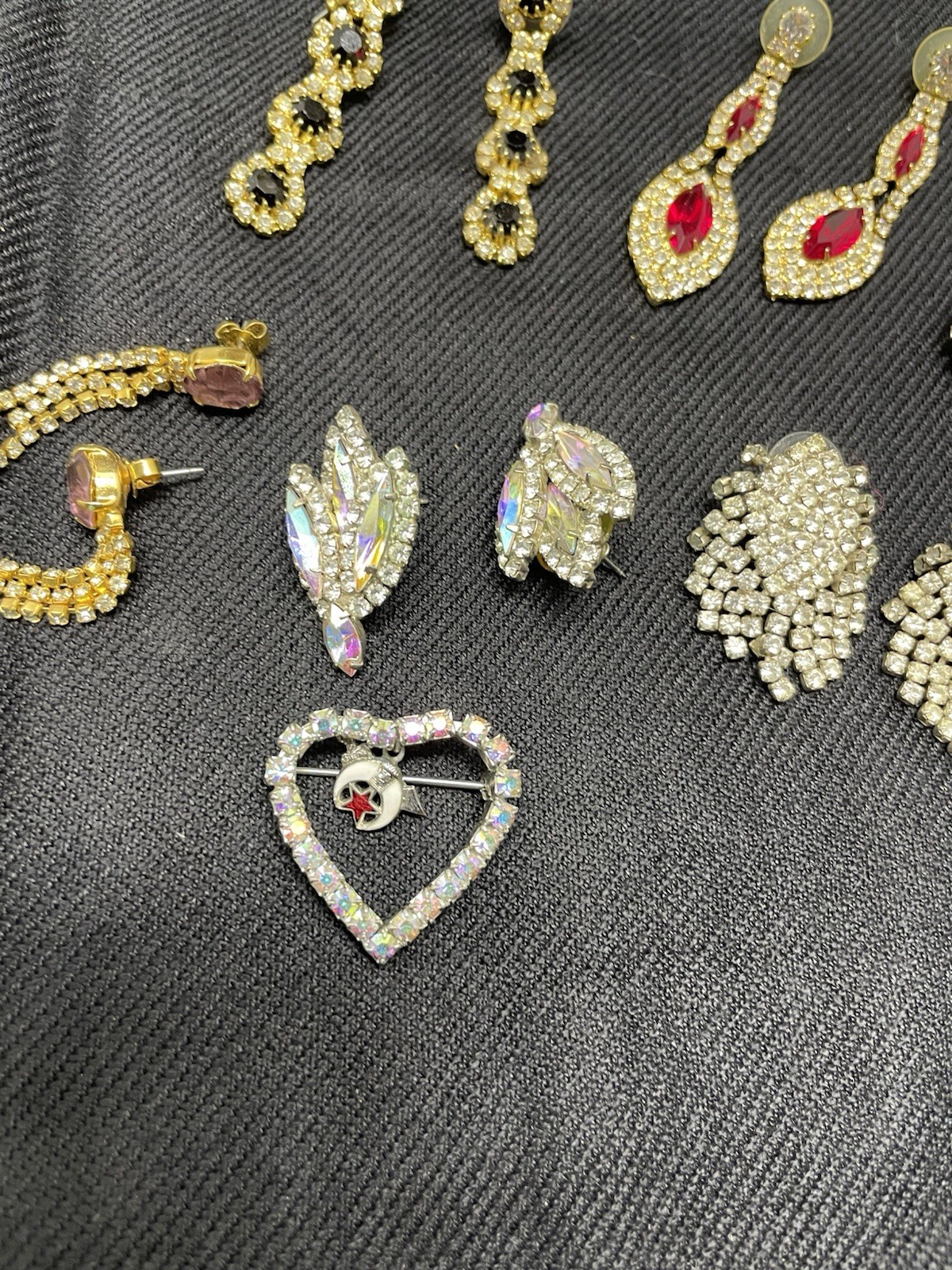 Mixed Lot Costume Jewelry See Pictures Wear/Details