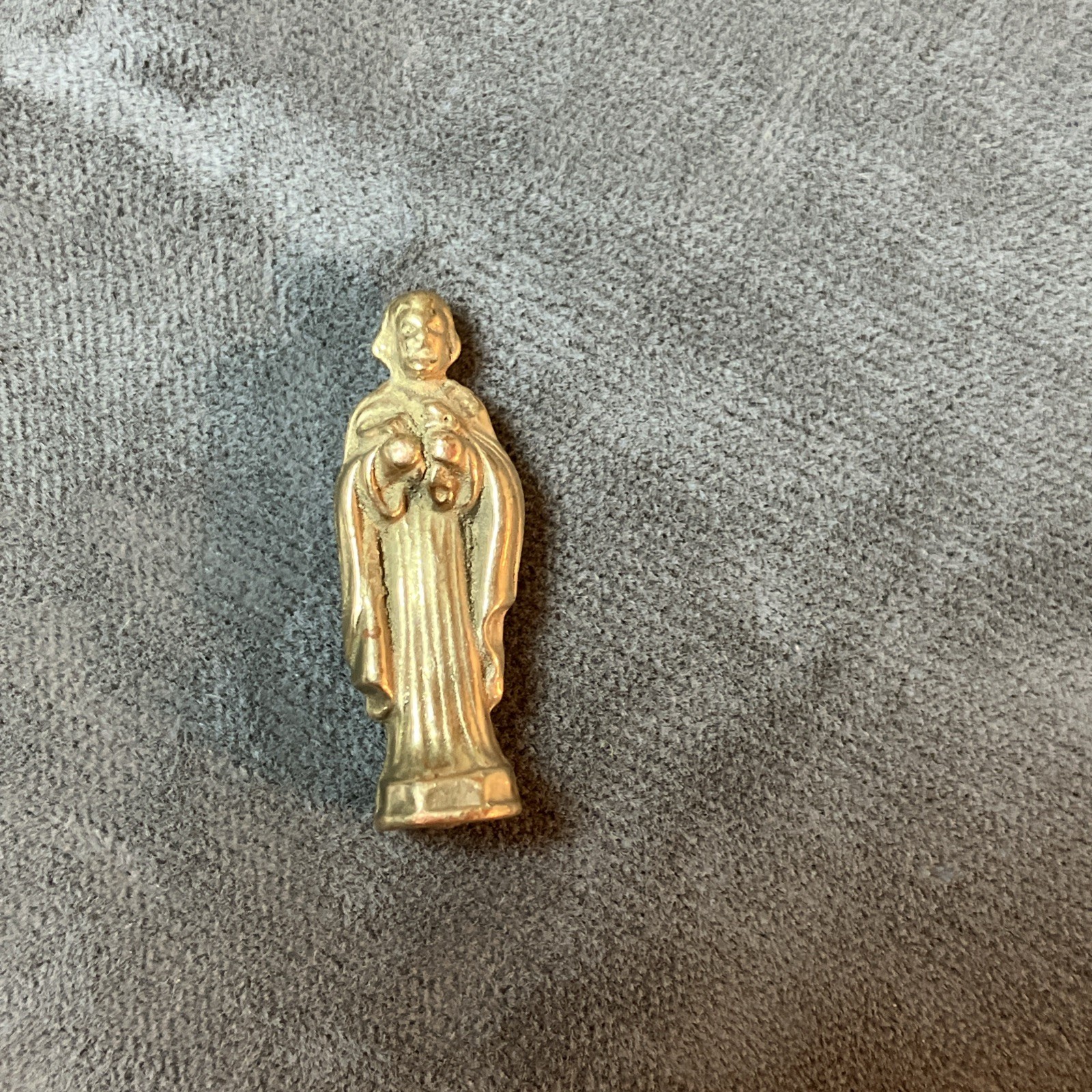 VTG / Modern Costume Jewelry Lot Religious Pocket Shrine Angels Silver Gold Tone