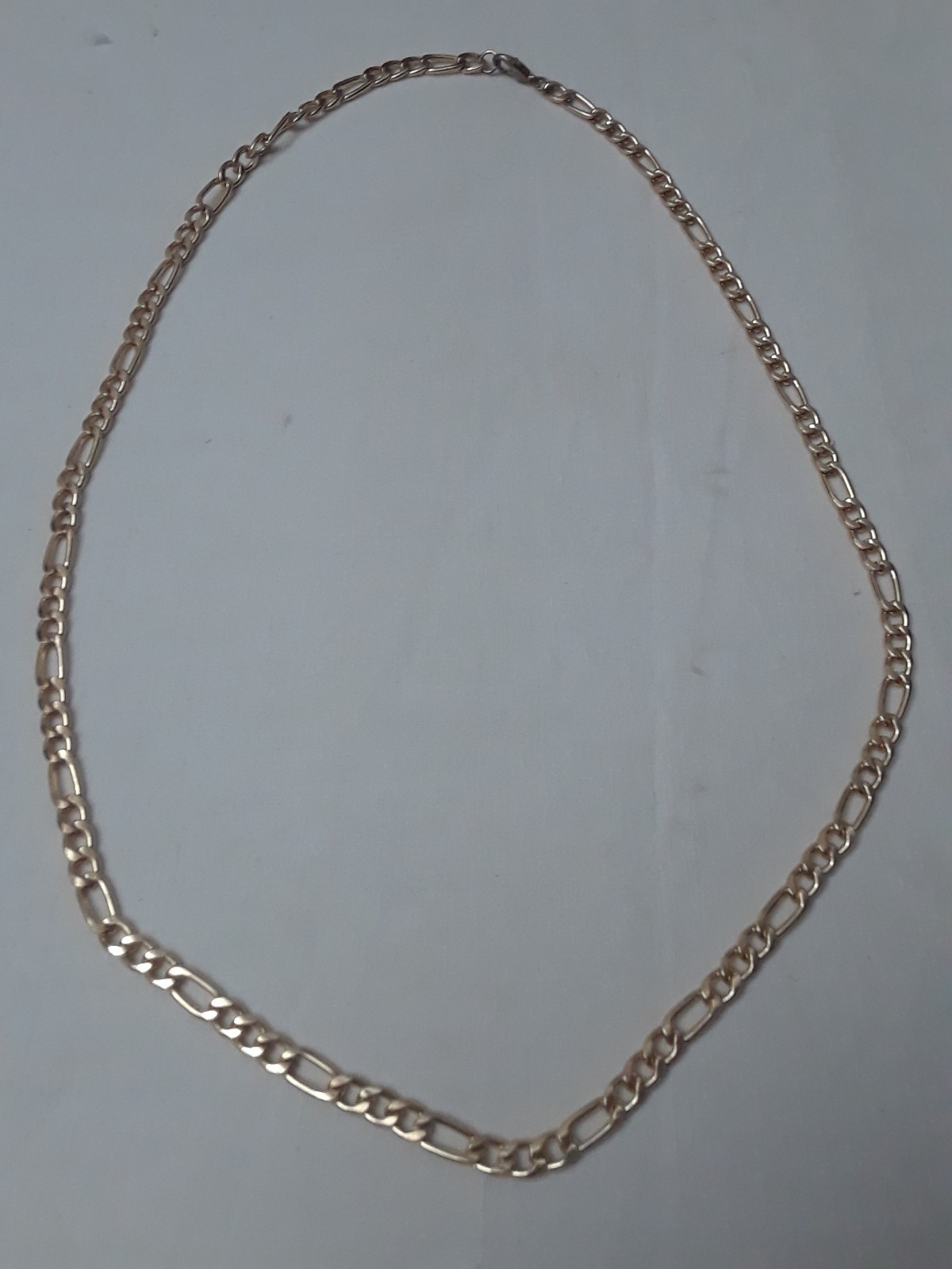Vintage Lot of 2 Gold-Tone Stackable Flat Chain Necklace 16 – 24 inch