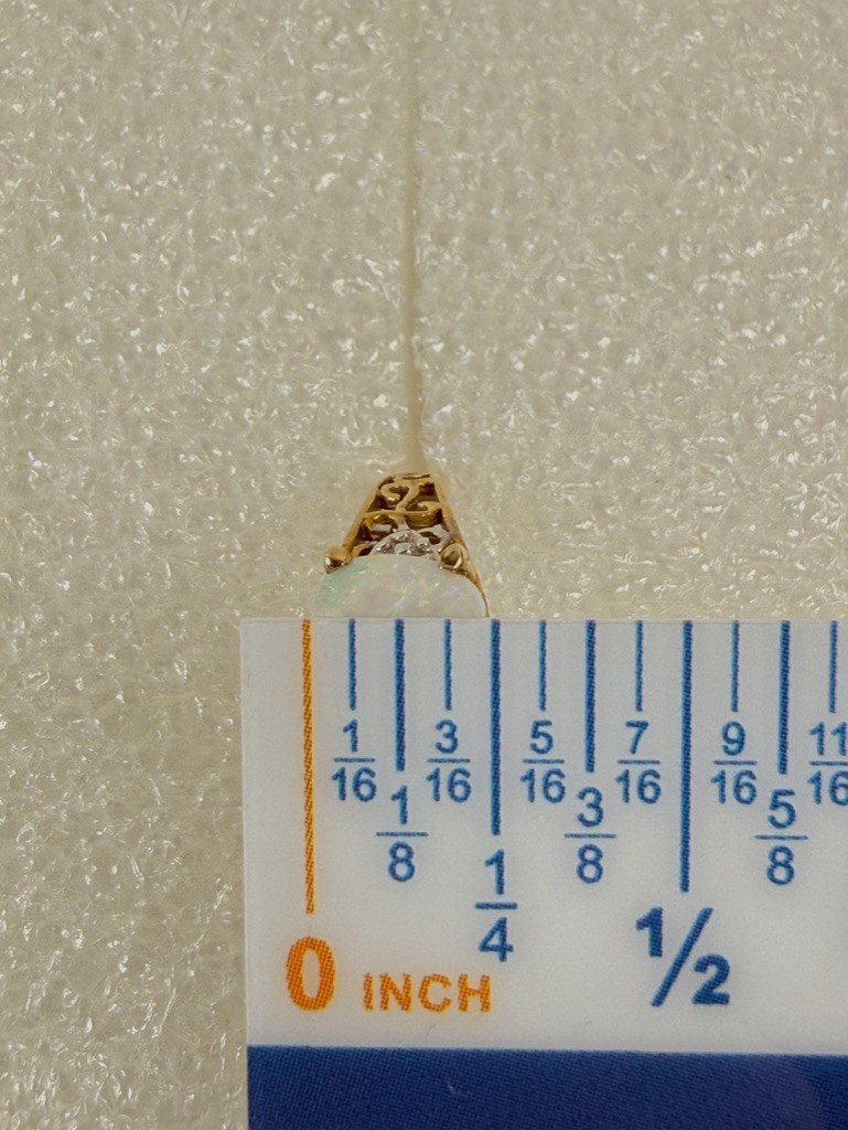 Vintage T&C 10k Gold Opal Ring Size 6.75