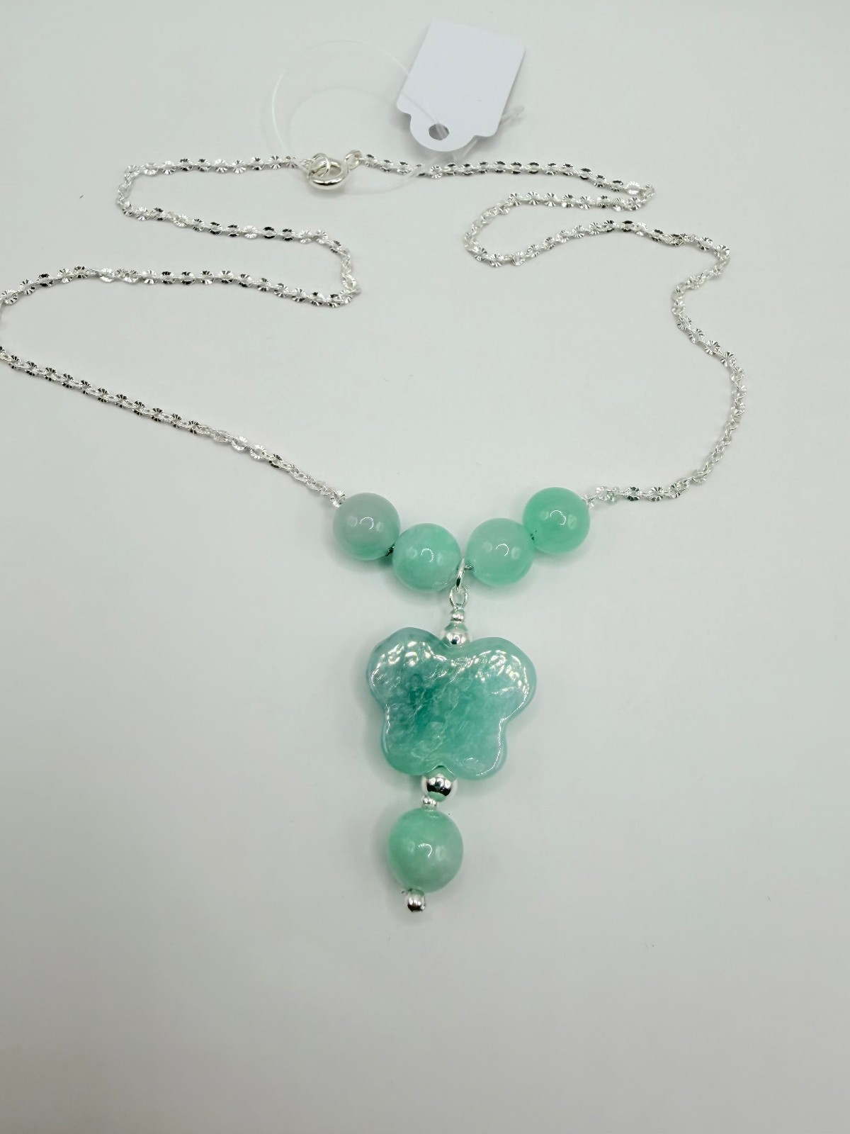 Jadeite Necklace, Jade Necklace, Authentic Jade, Natural Stone