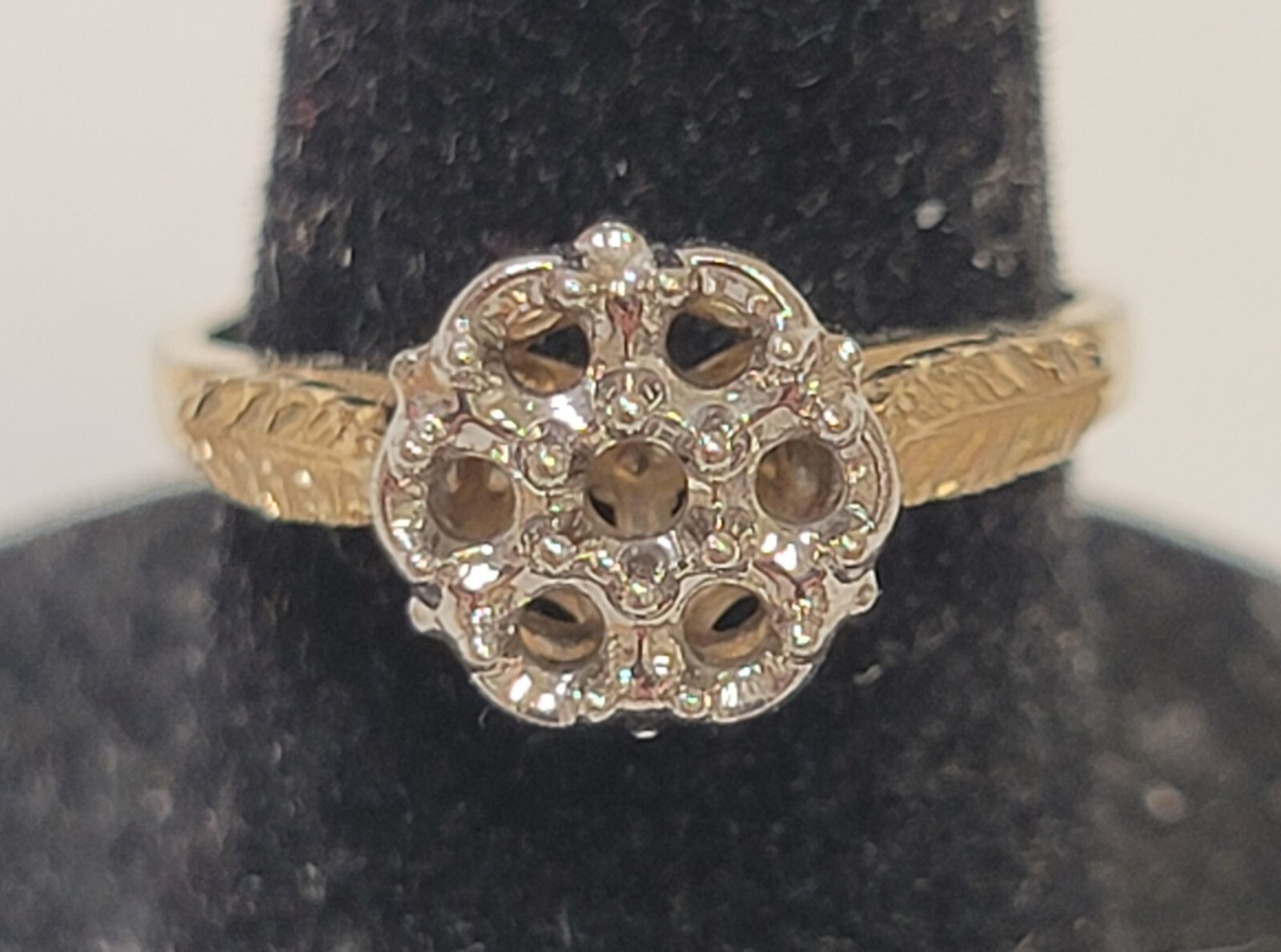 5 Vintage Brass Wedding Rings Salesman Samples No Stones Size 5.5 To 6.5