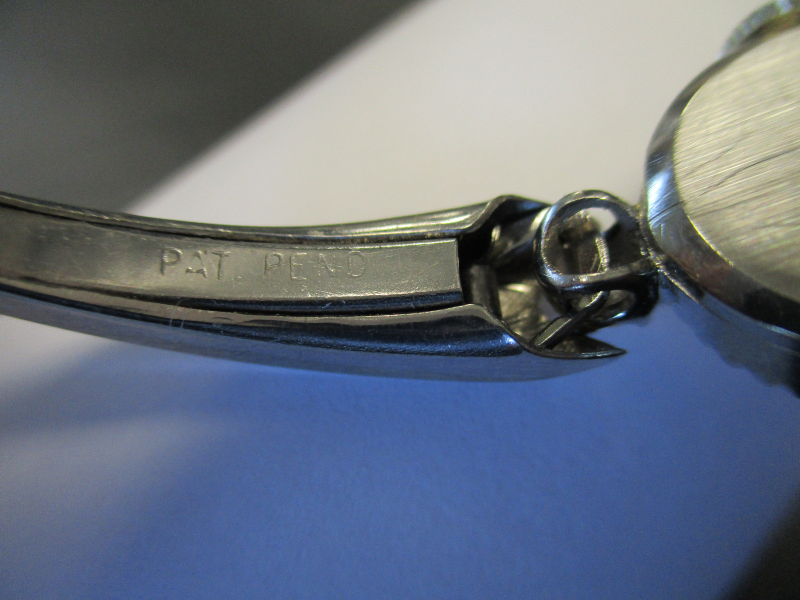 VINTAGE WYLER INCAFLEX LADIES 14K WHITE GOLD & DIAMONDS WRISTWATCH
