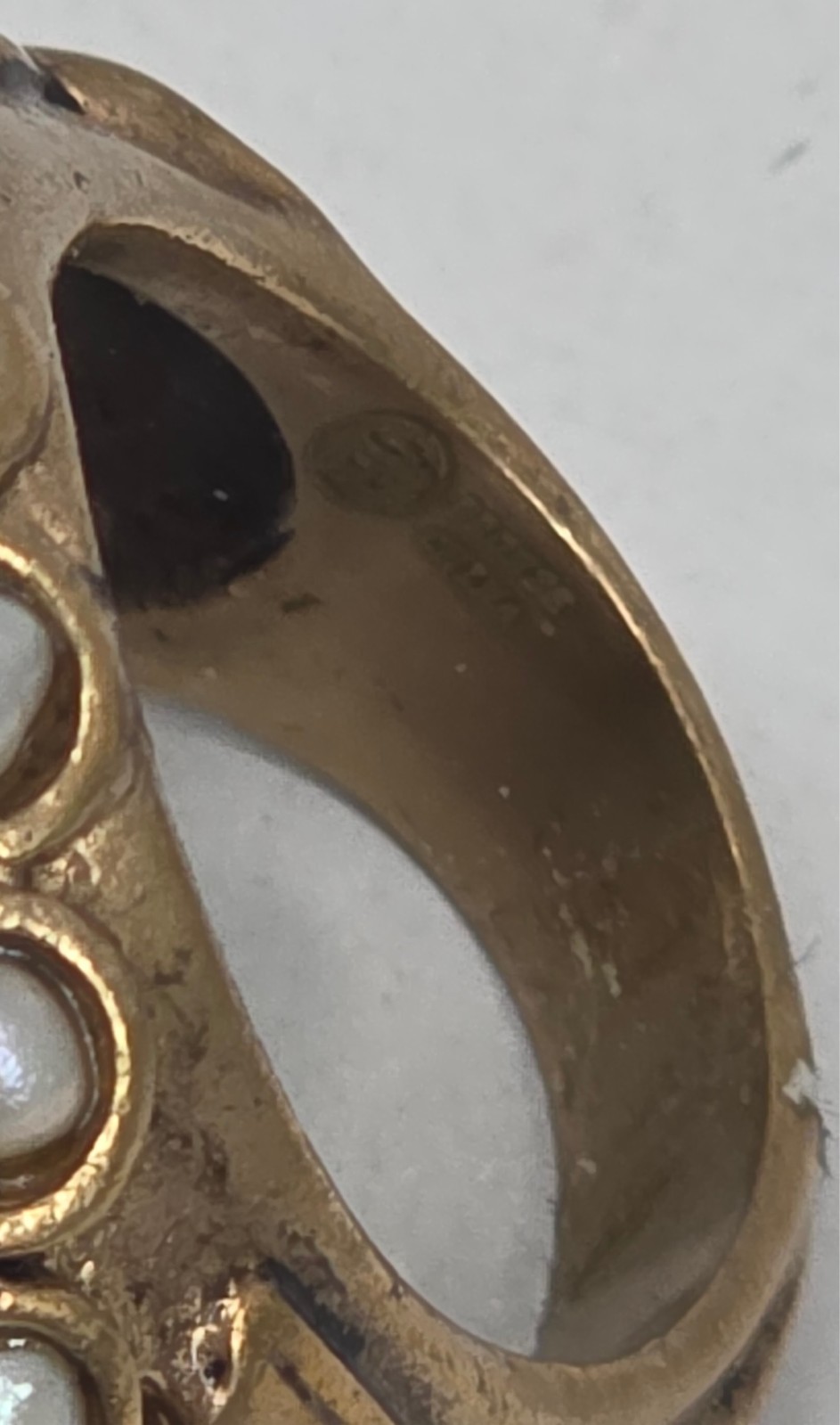 BRONZE Antique China Ring Size UNKNOWN – SEE Pictures