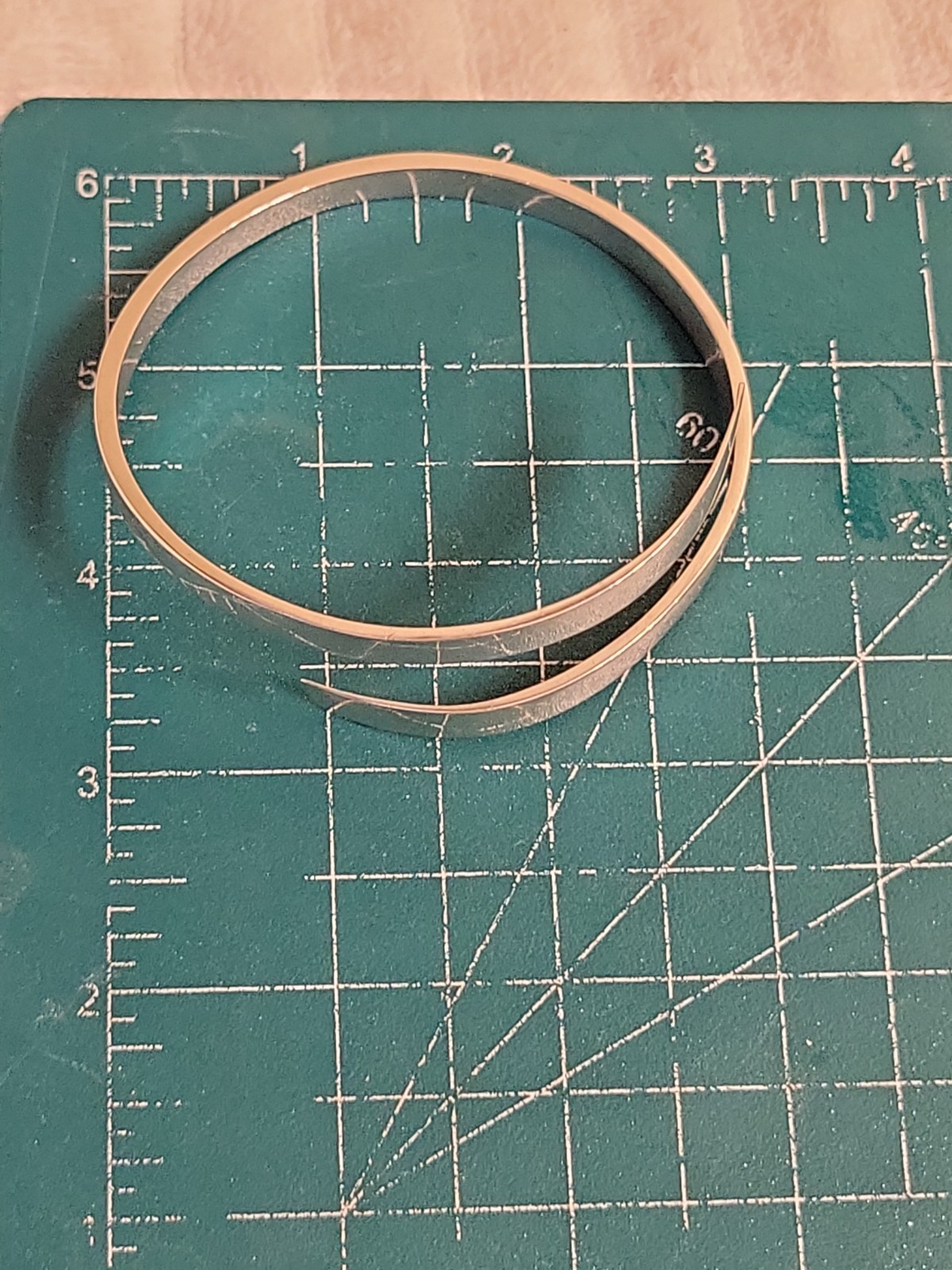 Rare Storck Sterling 925 Silver Modernist By Pass Bracelet/Arm Band 12* 36.6g