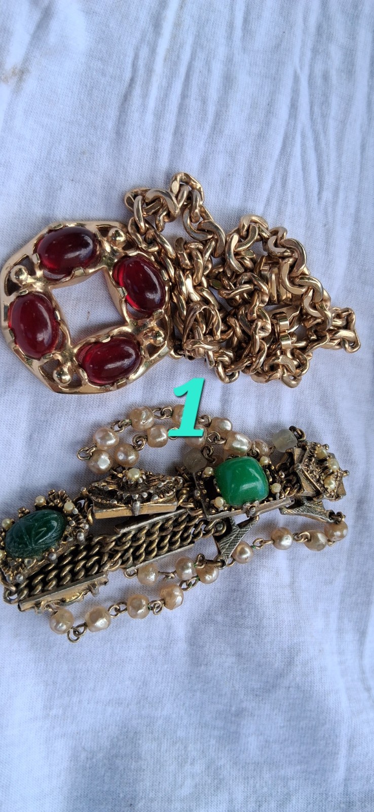 Vintage Mixed Costume Jewelry Lot Bracelet Brooch Necklace Earrings Pendant