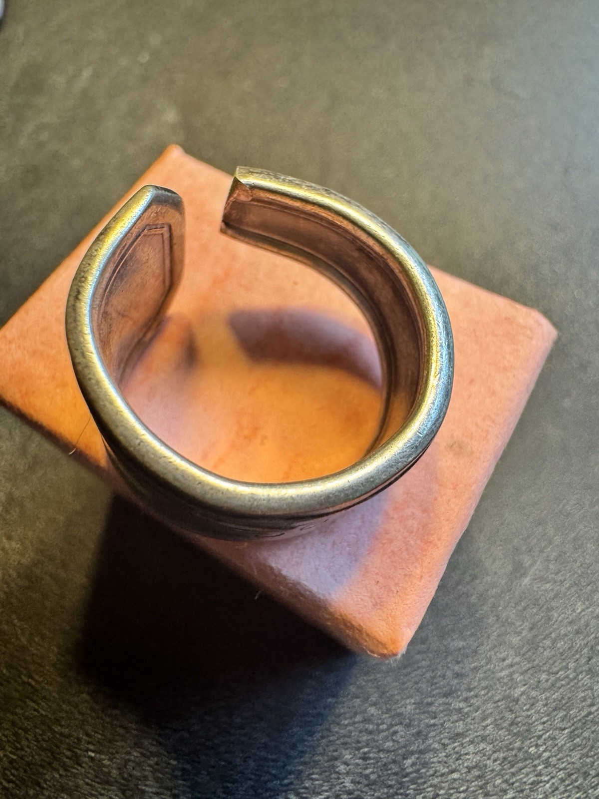 Vintage Open Spoon Ring Size 7.5 Beautiful Craftsmanship Great For Any Occasion