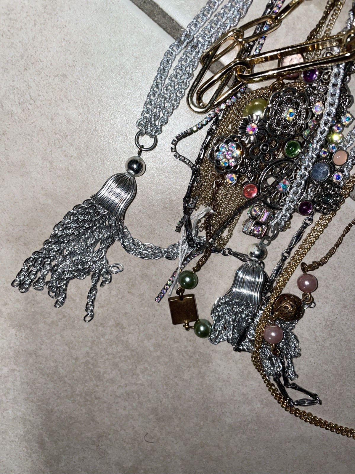 vintage necklace lot See Pictures