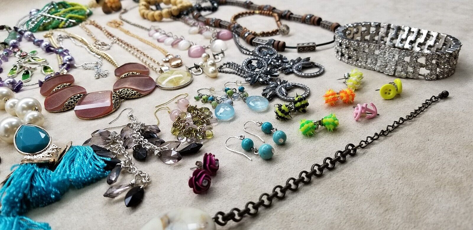 Estate Vintage To Now Junk Drawer Jewelry Lot Unsearched Untested -868 g