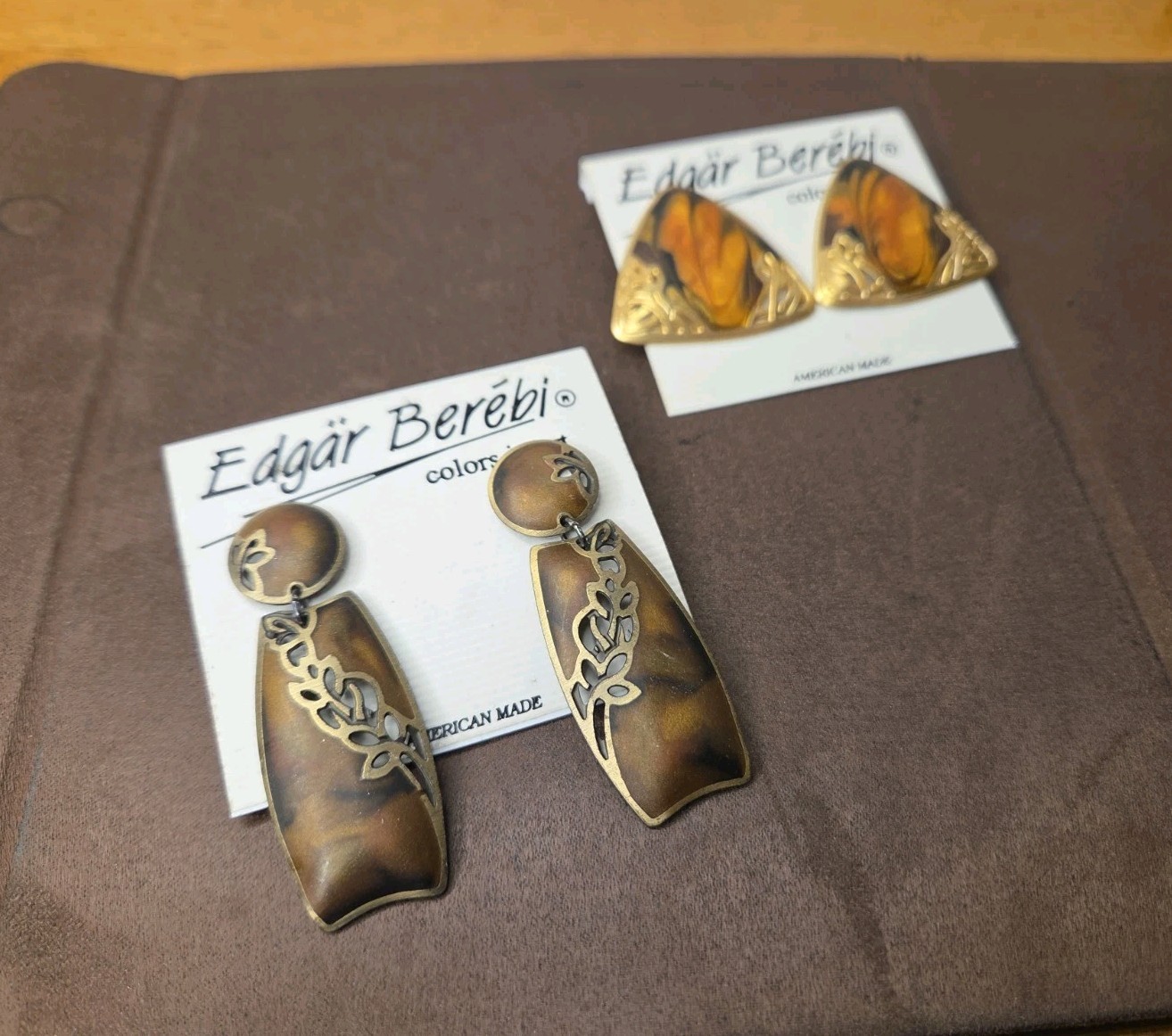 EDGAR BEREBI COLORS IN ART EARRINGS LOT