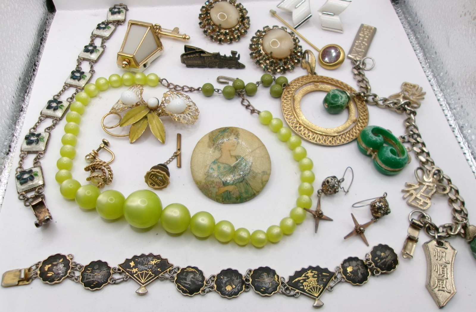 Mixed Collection Lot Victorian Antique & Older Vintage Repair Salvage Jewelry