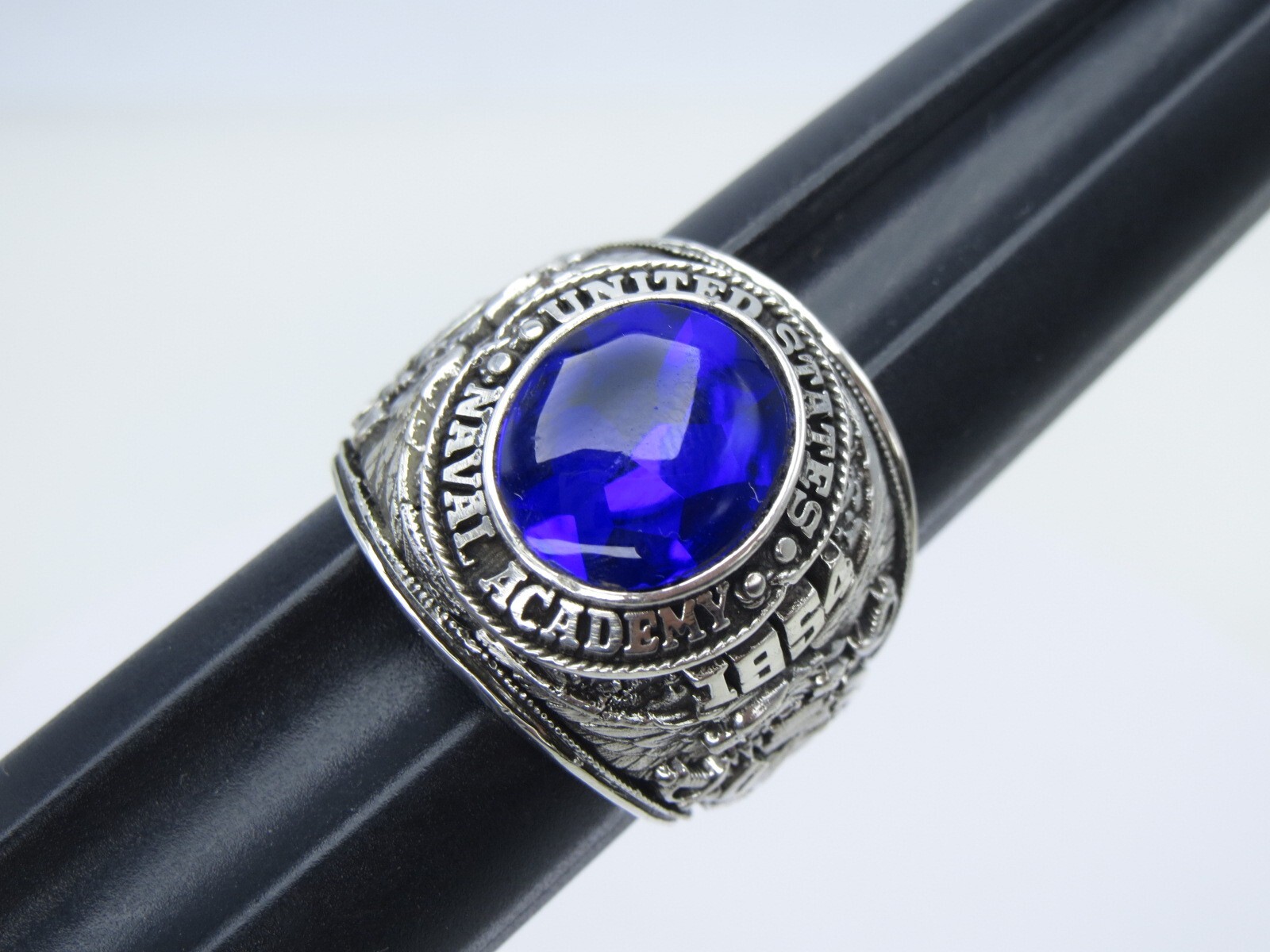 SILVER 925 , GREAT RING , 1954 , naval , ARRIVE IN 14 WORKING DAYS IF US , US 10