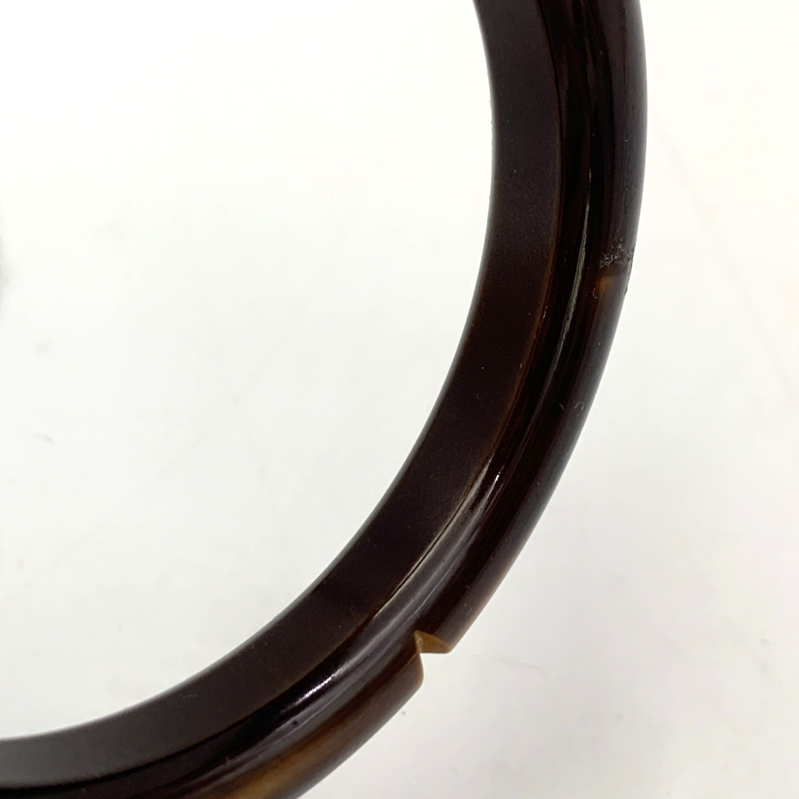 Carved BAKELITE Bangle Bracelet Vintage Brown Mottled Golden-Brown 32.2g