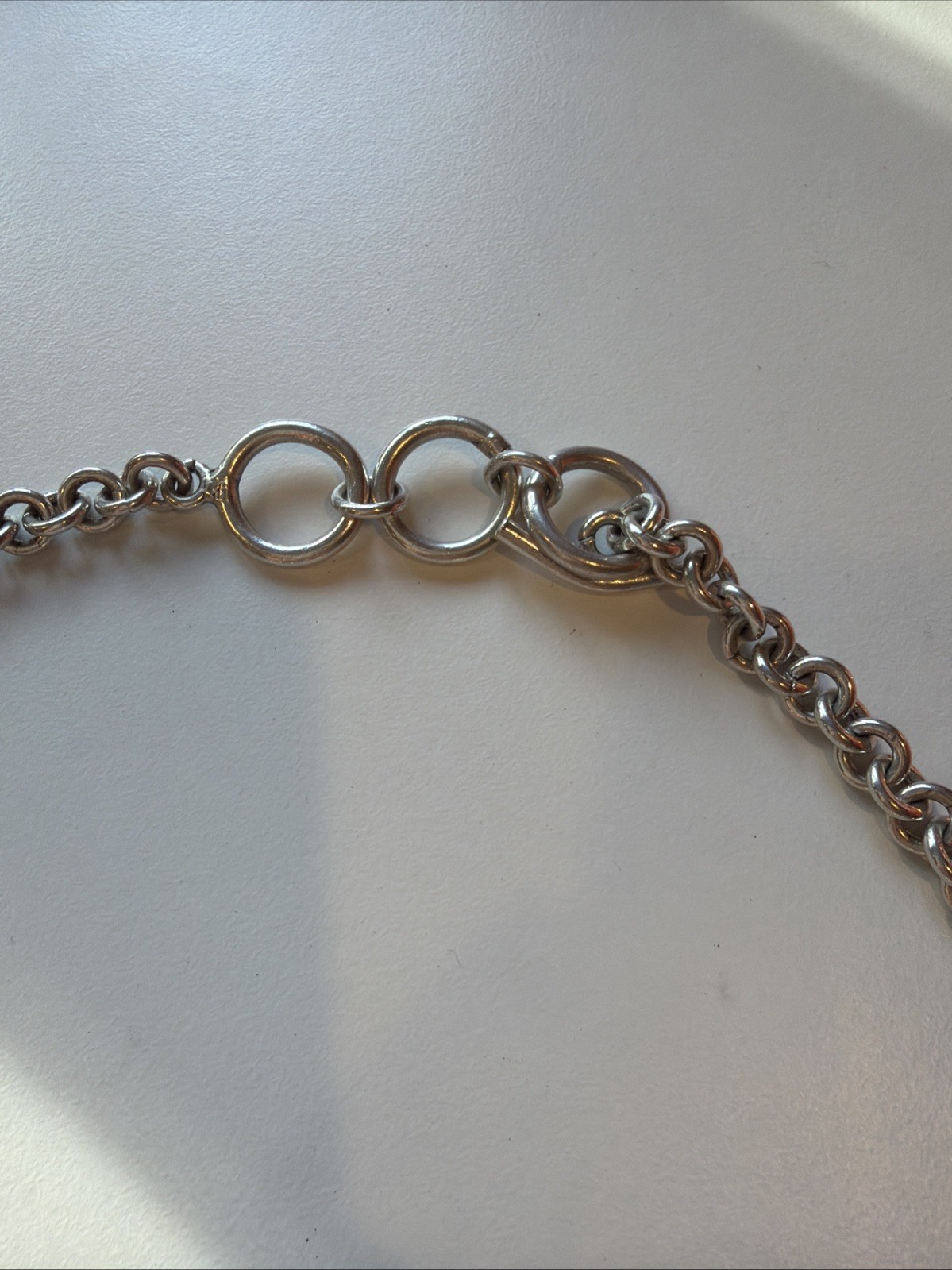 Mexico 950 Silver Multi Stone Necklace Daria Signed Statement Bib