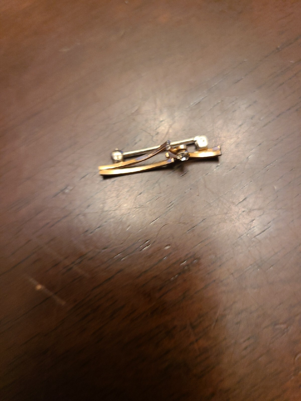 Krementz Gold Tone BROOCH Small, See Pictures