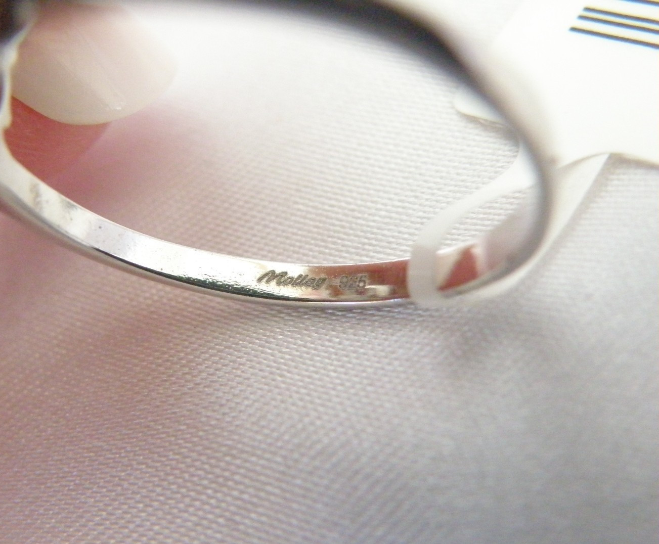 Designer Sterling Silver 925 Natural Mandarin Orange Garnet Ring Size 10