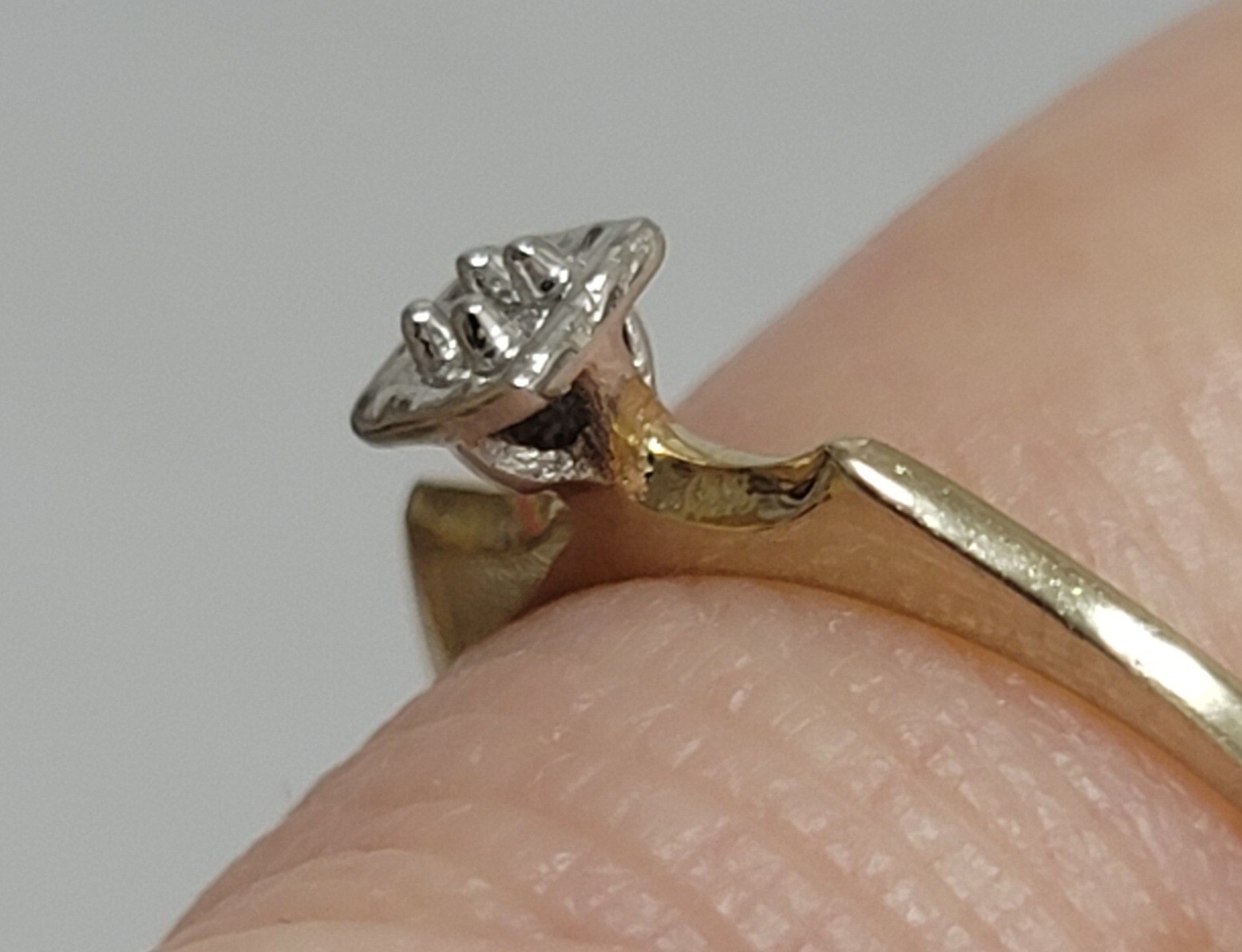 5 Vintage Brass Wedding Rings Salesman Samples No Stones Size 5.5 To 6.5