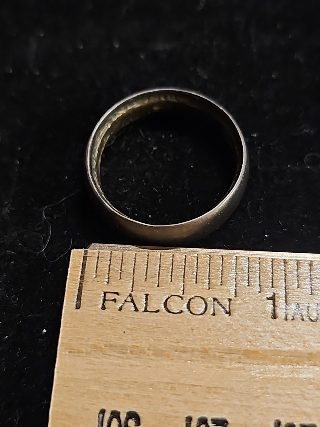 Vintage Silver Shilling Ring 1928 King George V Great Britain
