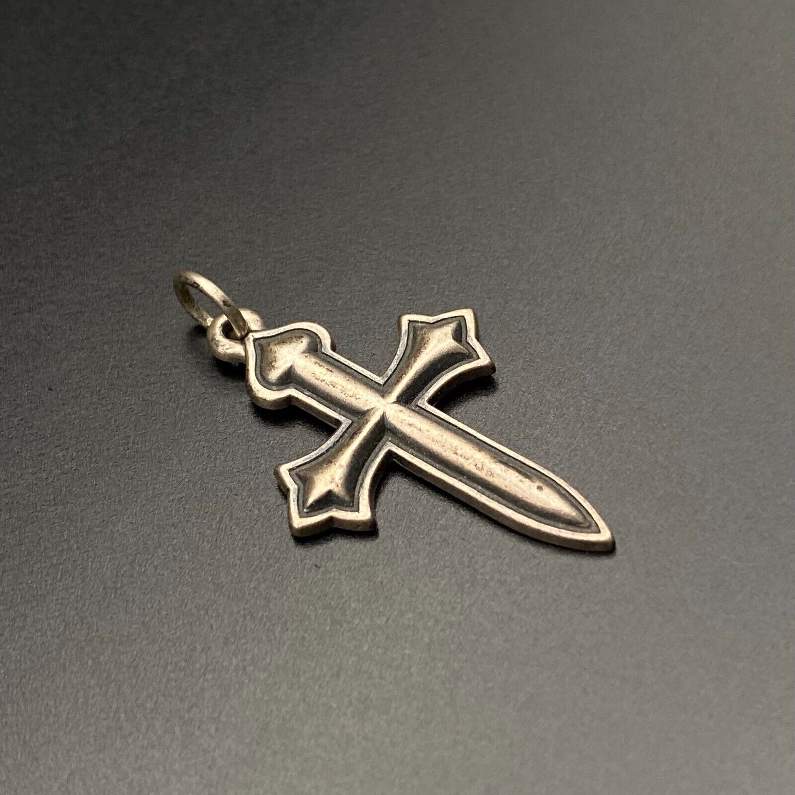 Vintage James Avery Cross Sterling Silver Pendant Charm
