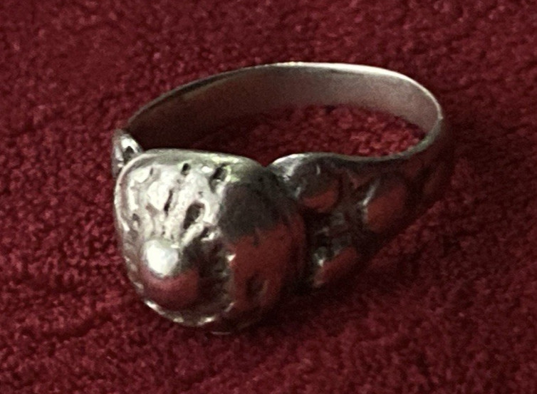 RARE Ancient Byzantine Silver Handmade Ring 189