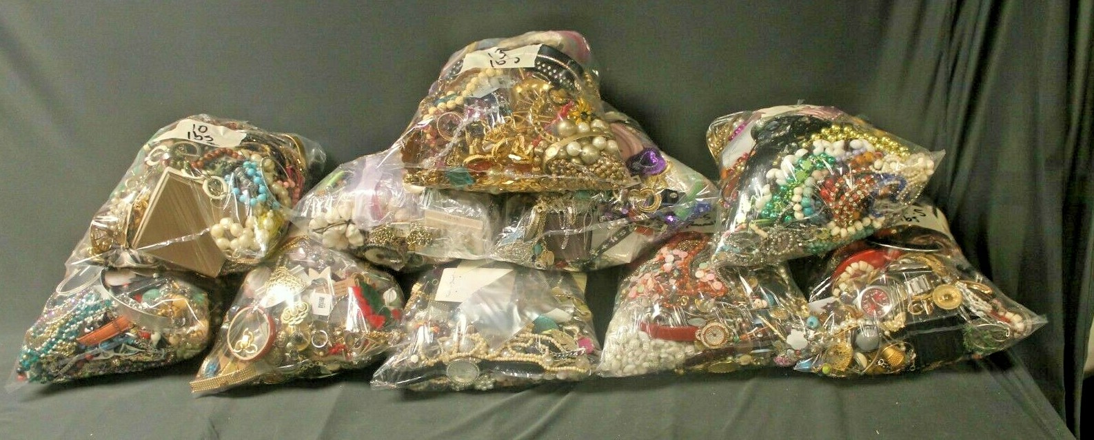 1 Lb Pound Lot Jewelry DIY Junk Harvest Art Single Earring Brooch Necklace