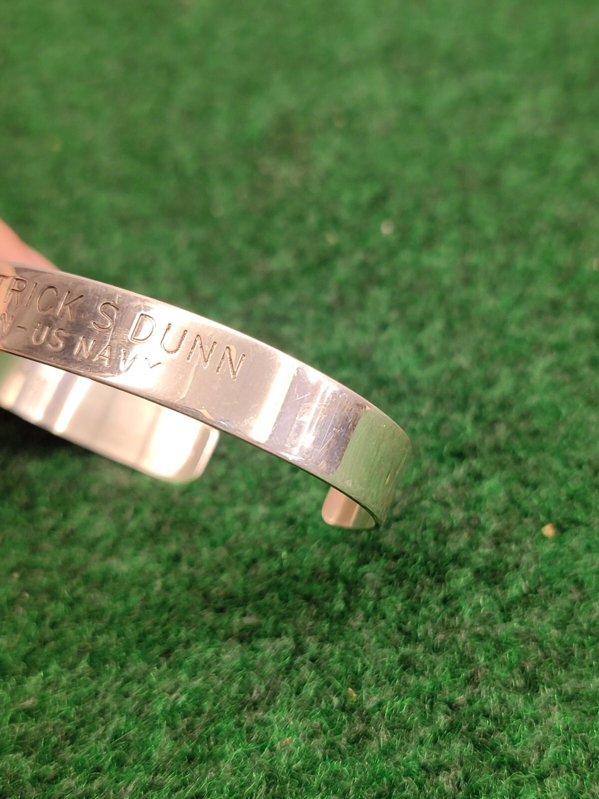 CMDR Patrick S Dunn Pentagon – US NAVY Bracelet 925. Kabana Vintage