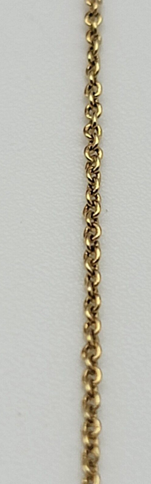 GORJANA Gold Tone Bar Necklace 25 In Spring Ring Clasp Minimalist